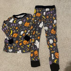 Little Sleepies 2T Halloween Pajama Set - Black and Yellow